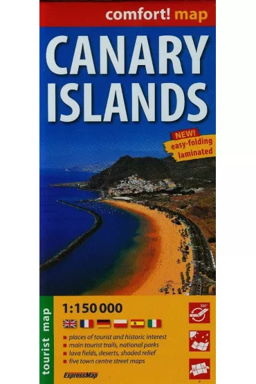 Canary Islands tourist map 1:150 000 laminat