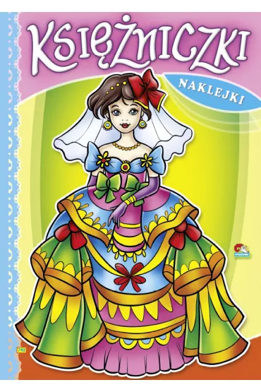 Kolorowanka. Ksi�niczki - Ksi�niczka brunetka (A4, 16 str.)