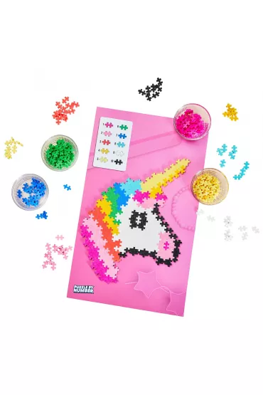 Puzzle By Numbers 250 el. Jednoro�ec Plus-Plus