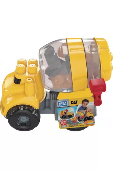 Mega Bloks Betoniarka Cat Pojazd do zabawy + klocki GFG11 Mattel