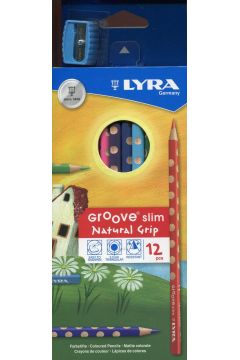 Lyra Kredki Groove + temperwka 12 kolorw