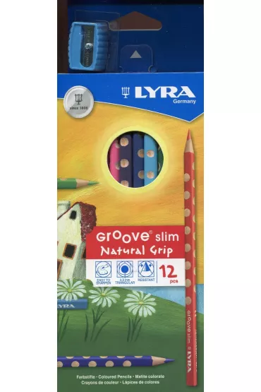 Lyra Kredki Groove + temperwka 12 szt.
