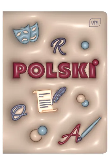 Interdruk Zeszyt A5 Hybrid - J�zyk polski z pigu�k� wiedzy linia 60 kartek