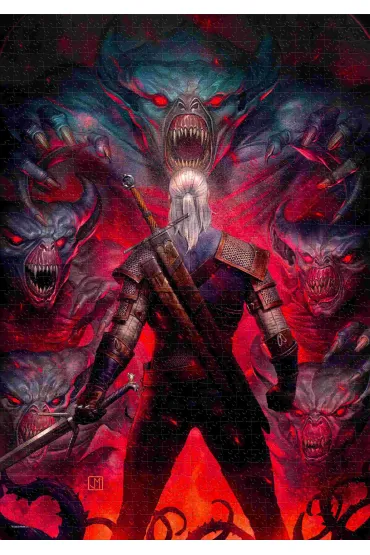 Puzzle 1000 The Witcher (Wied�min) Corvo Bianco Good Loot