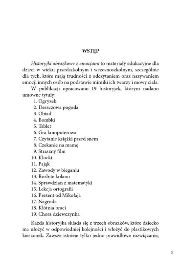 Historyjki obrazkowe z emocjami - Magdalena Hinz
