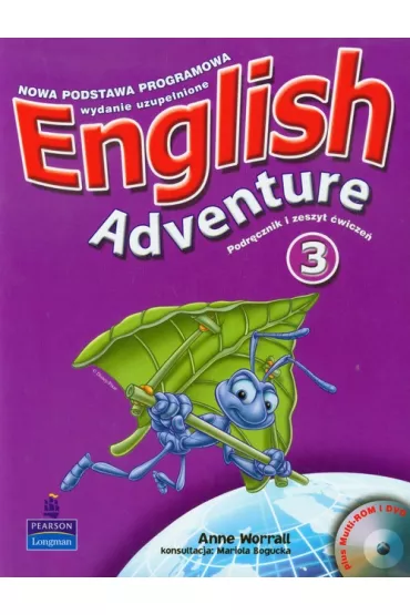 English Adventure 3 Podrcznik i zeszyt wicze + CD i DVD - Anne Worrall