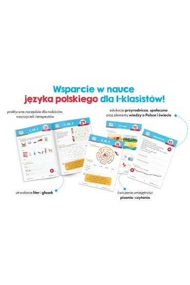 J�zyk polski. Karty pracy. Klasa 1. Kapitan Nauka. EDUseria - Natalia  Kostrzewa