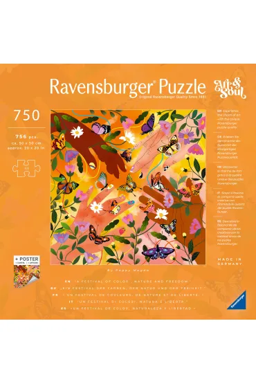 Puzzle 750 el. Art&Soul Festiwal Kwiat�w Ravensburger