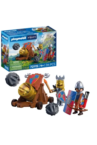 Playmobil Knights Uzbrojeni rycerze herbu Lew 72115