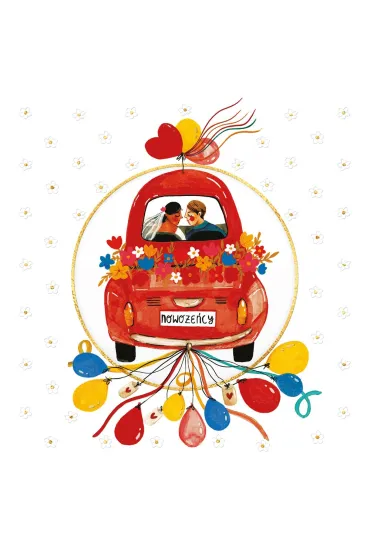 Henry Karnet z k�kiem z bilecikiem �lub - Auto garbus