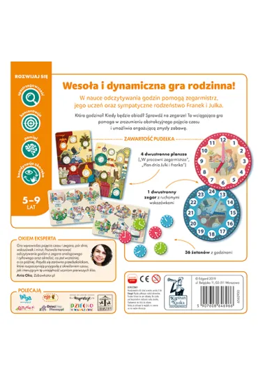 Kapitan Nauka. Gra edukacyjna. Zegar Edgard