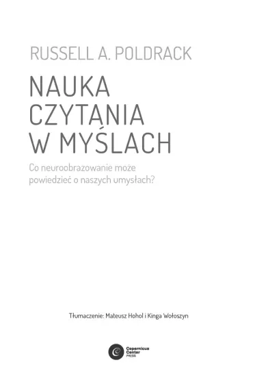 Nauka czytania w my�lach - Russell A. Poldrack