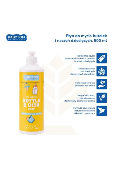 Babyton Pyn do mycia butelek i naczy dziecicych 500 ml