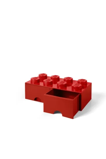 Szuflada klocek LEGO Brick 8 Czerwona