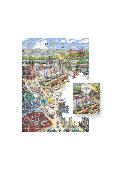 Puzzle Puzzlove CzuCzu 500 el. Miasto Krak�w Bright Junior Media
