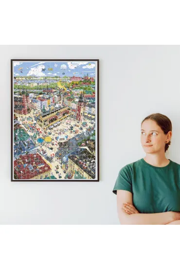 Puzzle Puzzlove CzuCzu 500 el. Miasto Krak�w Bright Junior Media