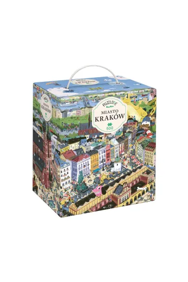 Puzzle Puzzlove CzuCzu 500 el. Miasto Krak�w Bright Junior Media
