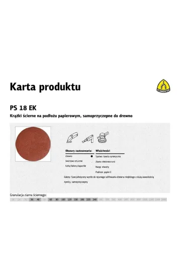 Klingspor Kr��ek 125 ps18ek 100 50 szt.