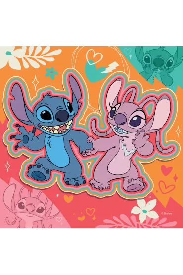 Puzzle dla dzieci 3x49 el. 2D Disney Stitch Ravensburger