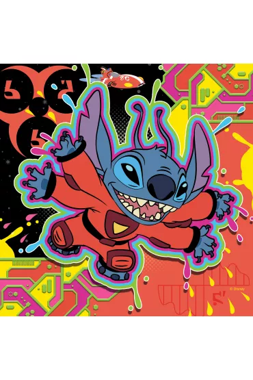 Puzzle dla dzieci 3x49 el. 2D Disney Stitch Ravensburger