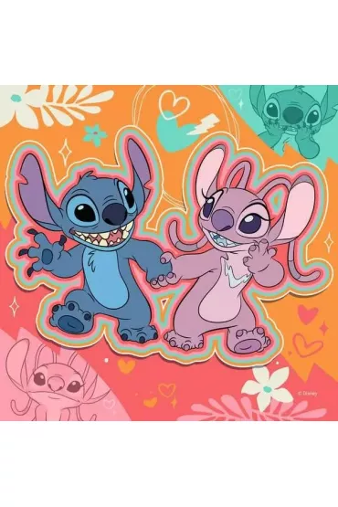 Puzzle dla dzieci 3x49 el. 2D Disney Stitch Ravensburger