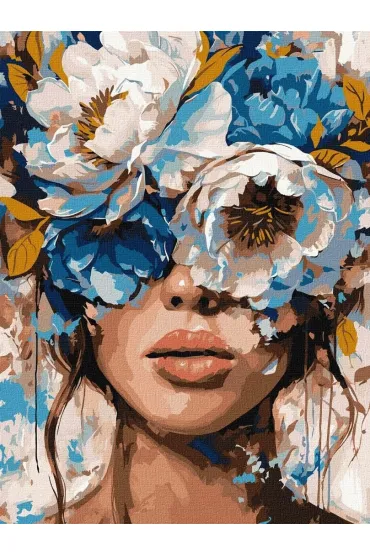 Ideyka Malowanie po numerach - P�atki spojrzenia 30x40cm