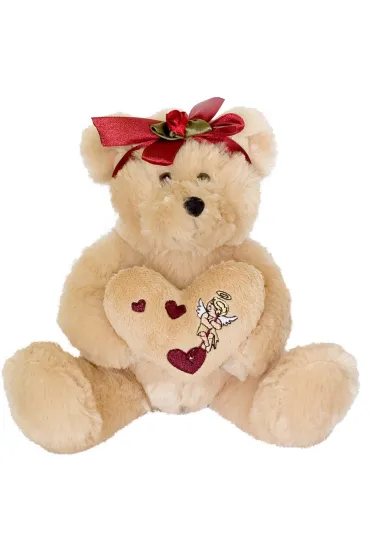 Maskotka Misia Julia z be�owym sercem 16cm (11307)