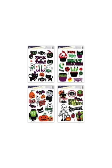 MFP Naklejka Halloween 30x42cm MIX