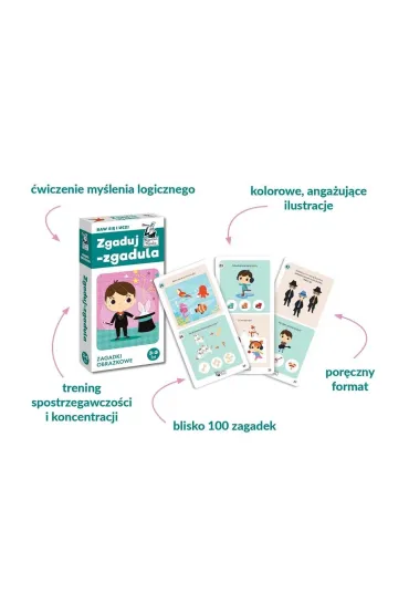 Kapitan Nauka. Zgaduj-zgadula. Zagadki obrazkowe 3-5 lat