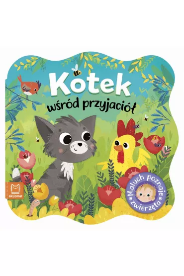 KOTEK W�R�D PRZYJACIӣ. MALUCH POZNAJE ZWIERZ�TA