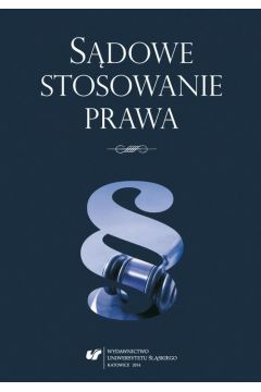 eBook Sdowe stosowanie prawa pdf