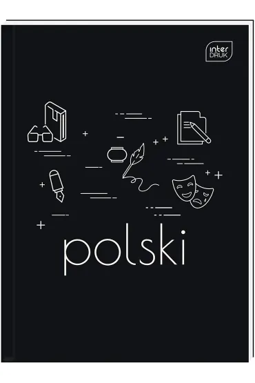 Interdruk Brulion A5 Polski linia, 70g 80 kartek
