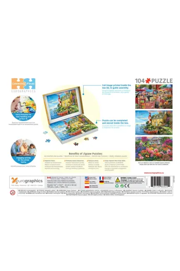 Puzzle 104 The Cottage Lighthouse by Dominic Davison 6704-6024 Eurographics