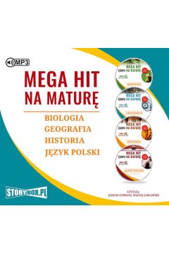 Audiobook Pakiet Mega hit na matur: Biologia, Geografia, Historia, Jzyk polski CD
