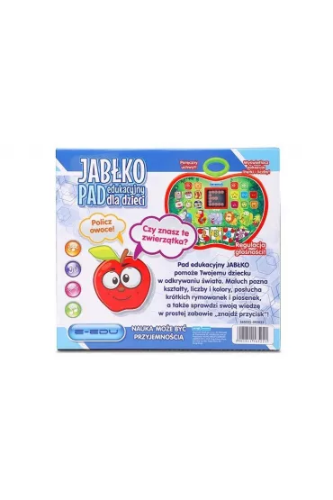 Pad edukacyjny dla dzieci jab�ko E-Edu Artyk