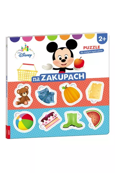 Puzzle dla ma�ych bystrzak�w. Na zakupach. Disney Maluch