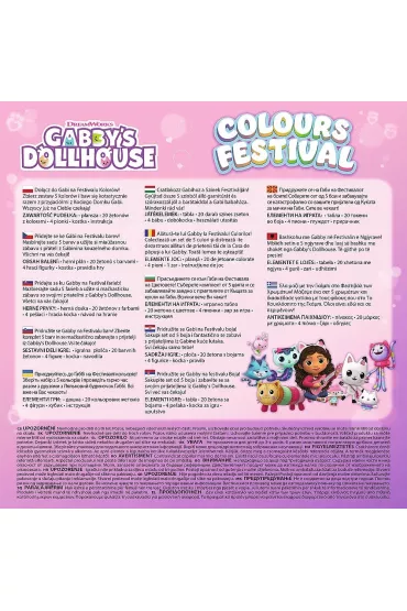 Gra planszowa Colours Festival Koci Domek Gabi