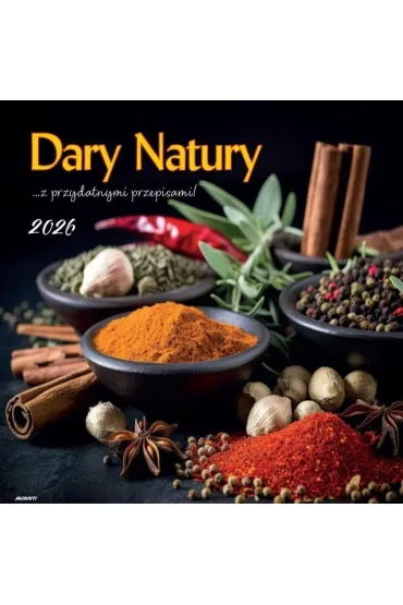Kalendarze �cienne Kalendarz albumowy du�y 2026 Dary natury KAD-3