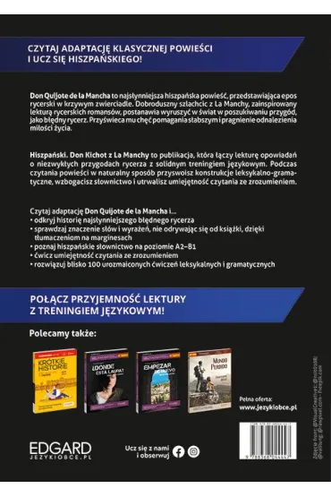 Don Quijote de la Mancha. Klasyka literatury ze s�owniczkiem - Miguel de Cervantes
