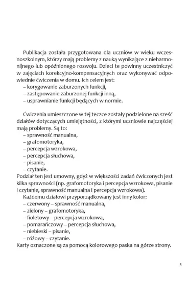 Karty pracy z �wiczeniami korekcyjno-kompensacyjnymi. Klasy 1-3 - Magdalena Hinz