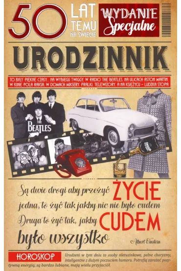 AbCard Kartka okoliczno�ciowa Urodziny 50 U47