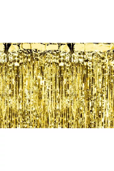 PartyDeco Kurtyna party z�ota 100x200cm