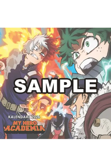 Kalendarz 2026 My Hero Academia �cienny
