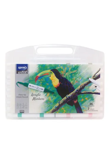 Koh-I-Noor Markery akrylowe dwustronne 36 kolor�w