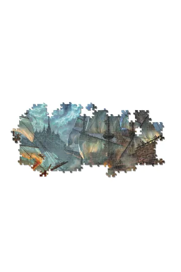 Puzzle 6000 el. High Quality Collection. Pirates Battle Clementoni