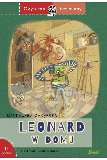 Czytamy bez mamy. Leonard w domu (poziom 2) - Magdalena Zar�bska