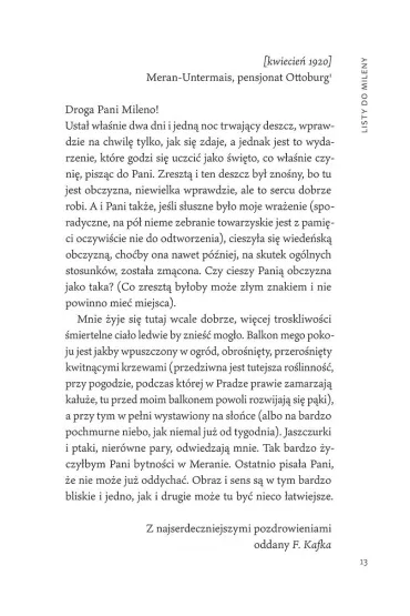 Listy do Mileny - Franz Kafka