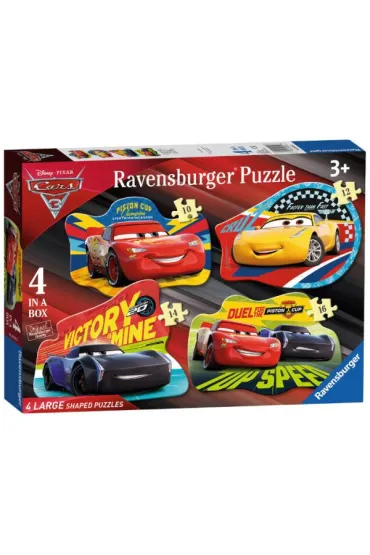 Puzzle pod�ogowe 4w1 10+12+14+16 el. Cars 3 068913 Ravensburger
