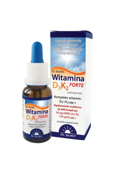 Dr Jacob`s Witamina D3 K2 Forte Suplement diety 20 ml