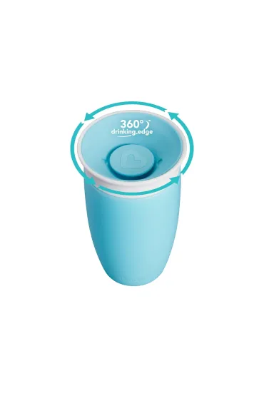 Kubek Munchkin Miracle 360&deg; 296ml niebieski